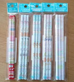 すみっコぐらし　鉛筆　2Bかきかたえんぴつ　赤鉛筆　計14本セット　No.2