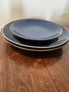 イギリスのDenbyの陶磁器、B級品27cm皿2枚20c1枚のサムネイル