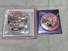 鬼滅の刃 TO GO 岡山 アクリルスタンド 缶バッジ 甘露寺蜜璃