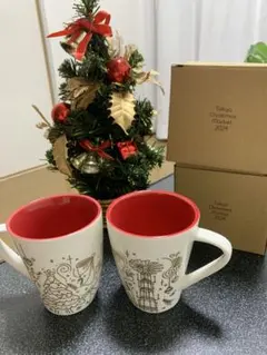 即発送可★新品未使用クリスマスマグカップ