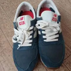 New Balance 420 スニーカー ネイビーのサムネイル