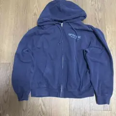 GAP ギャップ VINTAGESOFT ジップパーカー L ネイビー