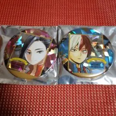 僕のヒーローアカデミア　バレンタインフェア　ホロ缶バッジ　轟&八百万