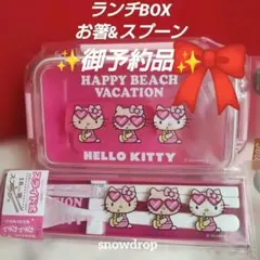 ❣️専用ページです❣️日焼けキティ　ランチBOX&お箸&スプーン ❣️専用ページです❣️日焼けキティランチBOX&お箸&スプーン&ジップ