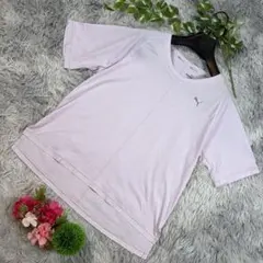✨PUMA ✨サイズM ライトピンク 半袖Tシャツ