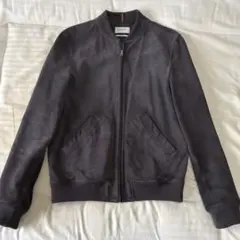 最終価格【極美品】Louis W. A.P.C レザーブルゾン グレー メルカリ