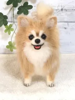 羊毛フェルト　ハンドメイド　オーダーメイド　犬【チワワ】パピリズ様専用