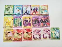 ポケモン　ポケットモンスター　キラキラシール　　丸美屋　16枚