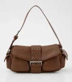 FRONT BUCKLE HOBO BAG フロント バックル ホーボー バッグのサムネイル