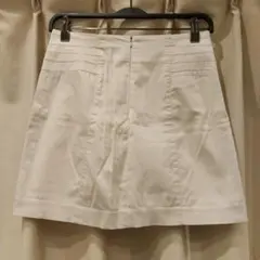 ZARA Basic ホワイト タイトミニスカート
