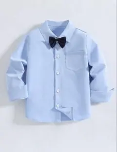 フォーマル長袖シャツ×サスペンダーと蝶ネクタイセット