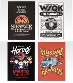 ストレンジャーシングス 一番くじ H賞 ポスターコレクション 4種