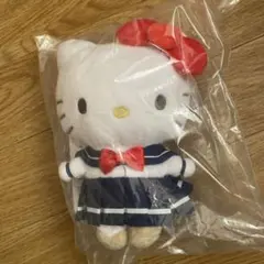 アベイル サンリオ ハローキティ セーラー服 ぬいぐるみマスコットキーホルダー