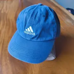 adidas キャップ ブルー