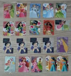 Disneyプリンセスクリアカード19枚 ＋ ウエハースカード アリエル１枚