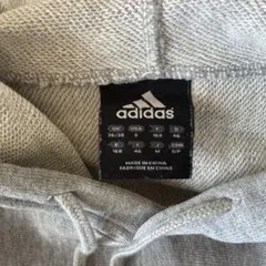 adidas グレー パーカー Sサイズ