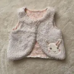 クーラクール ボアベスト リバーシブル 95 女の子 ベスト