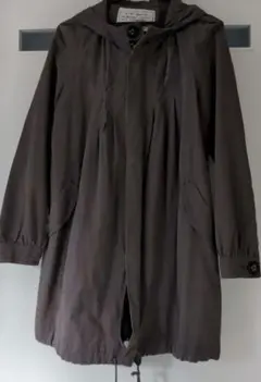 グレー モッズコート フード付き　Мサイズ　mysty woman