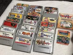 スーパーファミコンソフト 24個 攻略本1冊 まとめ売り