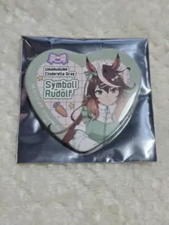 ウマ娘 シンデレラグレイ キャラポップストア ハート缶バッジ シンボリルドルフ