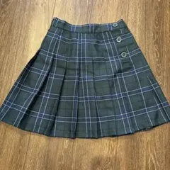 repipi チェック柄プリーツスカート キュロットM
