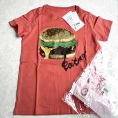 新品　ベルメゾン　ハンバーガープリントtシャツ　レディース　Mサイズのサムネイル