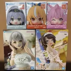 ホロライブ リラックスタイム　ひっかけフィギュアノエル・フレア・こより・スバル