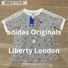 新品タグ アディダス リバティロンドン カリ半袖Tシャツ 花柄 トレフォイルロゴのサムネイル