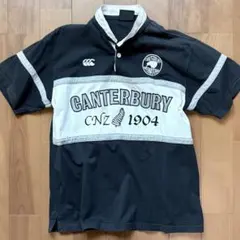 Canterbury ラガーシャツ 半袖 ブラック ホワイトのサムネイル