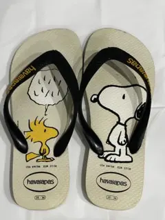 Havaianas ビーチサンダル スヌーピー 35-36のサムネイル