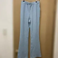 earthmusicecology♡水色 ニットパンツ