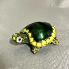 七宝焼　亀の置物　6cm　インテリア
