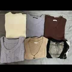 ニットセーター カーディガン まとめ売り