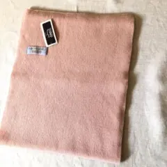 モンゴル製100%カシミヤ　 ピンクストール 約30cm x 150cm 桜色