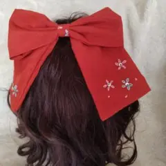 リボン型ヘアアクセサリー