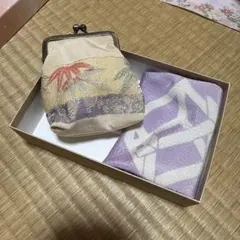 新品未使用】友禅文庫 ねこ柄コンパクト財布 牛革 日本製 - メルカリ
