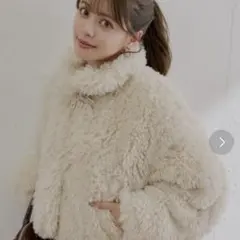 Chico プードルコート　アイボリーのサムネイル