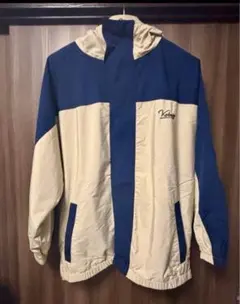 keboz keboy ケボズ　ナイロンジャケット　ネイビー×ベージュ　Lサイズ