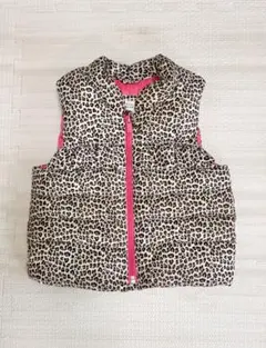【Baby GAP】レオパード柄 ダウンベスト