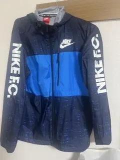 NIKEFC 薄手ウィンドブレーカー ネイビー Lサイズ　ナイキFC