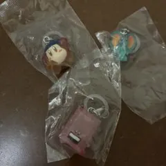 星のカービィ　めじるしキーホルダー3個セット売り