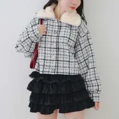 Lumignon Papillon tweed fringe jacket - メルカリ