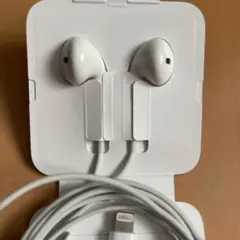 【新品 未使用】純正Apple Lightning マイク付 イヤホン
