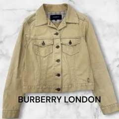 BURBERRY LONDON ベージュ デニムジャケット　Sサイズ　レディースのサムネイル