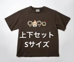 9090 ちいかわ　OG Logo tee Mサイズ　うさぎ　ブラウン　Tシャツ 新品未開封】9090 ちいかわ セットアップ Mサイズ - メルカリ