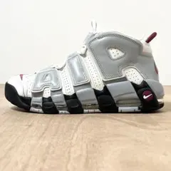 【美品】NIKE エアモアアップテンポ Wolf Grey 26.5cm