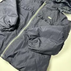 petit main ネイビー フード付きジャケット