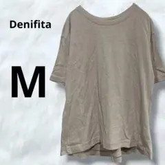Denifita アベイル　Tシャツ　ベージュ　シンプル　コットン100% 半袖のサムネイル