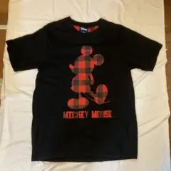 Disney ミッキーマウス Tシャツ チェック柄 Lサイズのサムネイル