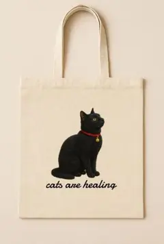 黒猫 トートバッグ